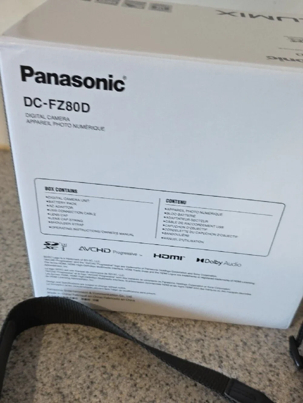 Panasonic LUMIX DC-FZ80 Digital Camera in Black with Accessories